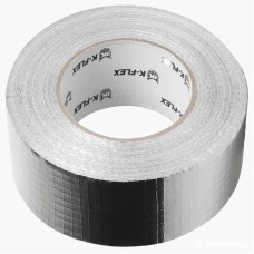 Лента ПВХ 50мм х 25м серая самоклеящаяся K-flex PVC AT 070