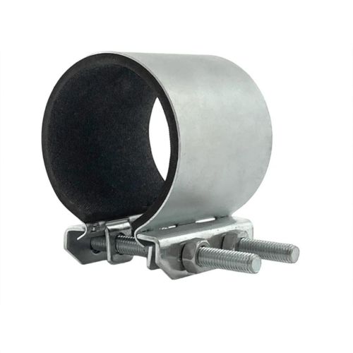 Хомут ремонтный односторонний трубный стальной оцинкованный Сансфера 41х32х70 мм