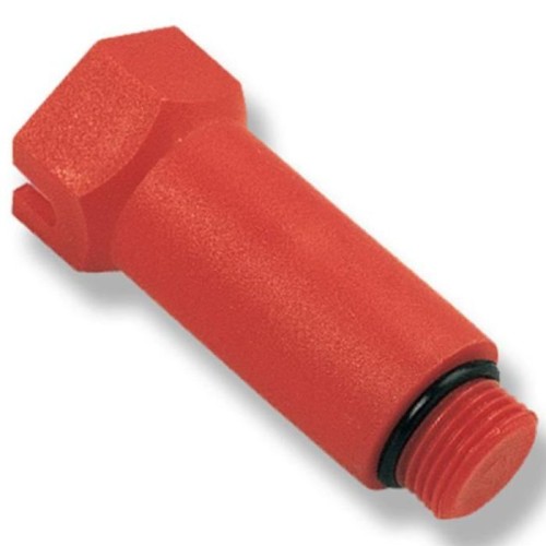 Заглушка пластиковая НР (НАР) L=68мм 1/2" синяя для водорозетки РОС во Владивостоке