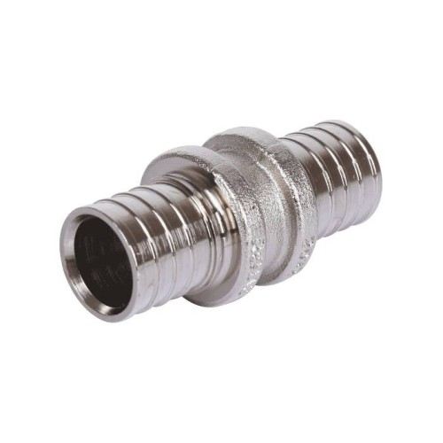 Муфта латунная для PE-X труб Дн 20 оцинкованная RAUTHERM S Rehau во Владивостоке