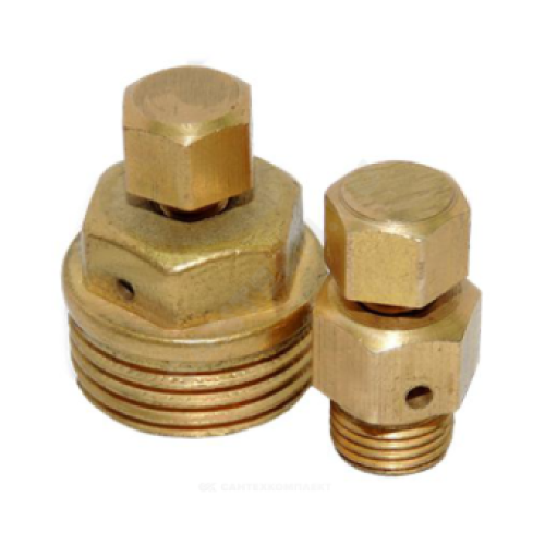 Воздухоотводчик ручной латунный Ду-15 (1/2") Ру-10 НР (НАР) угловой Цветлит ВО-1,0 во Владивостоке