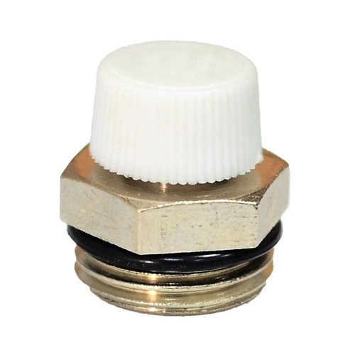 Кран Маевского ручной латунный Ду-20 (3/4") Ру-10 НР (НАР) с колпачком Ogint во Владивостоке