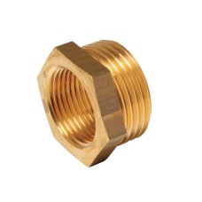 Футорка латунная ВР-НР STOUT 10 мм 1/4"