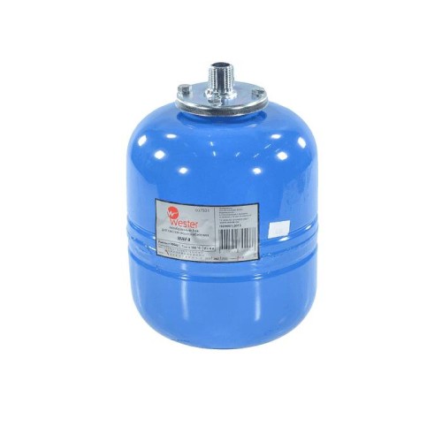 Гидроаккумулятор вертикальный нержавеющий с наружной резьбой и контрфланцем Wester Premium WAV 10 бар 18 л во Владивостоке