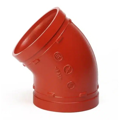 Отвод (колено) 45 градусов под муфту грувлок Ду-50 (Дн 60) Ру-25 XGQT04 во Владивостоке