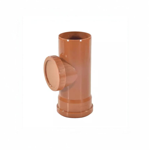 Ревизия канализационная PP-B с крышкой коричневая Дн 160 б/нап в/к VALFEX во Владивостоке