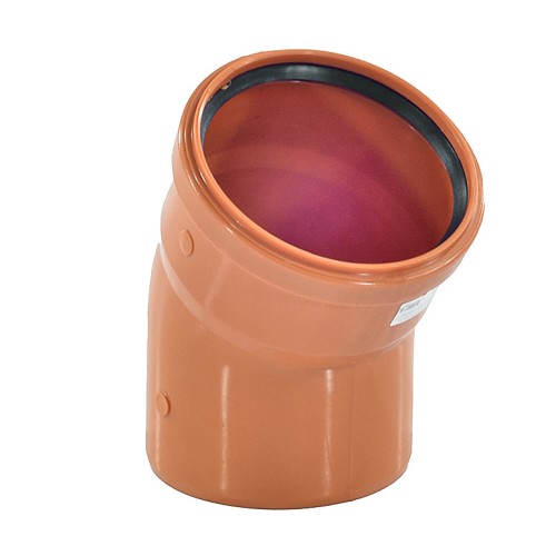 Отвод канализационный PP-B коричневый Дн 160 30гр б/нап в/к VALFEX во Владивостоке