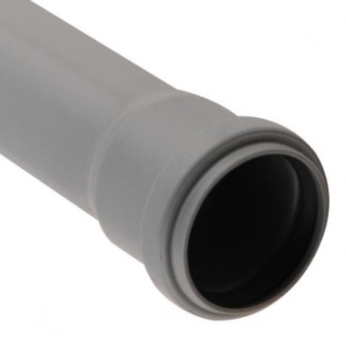 Патрубок канализационный PP-H компенсационный серый Дн 50 б/нап в/к RTP (РосТурПласт) во Владивостоке