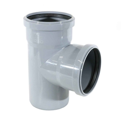 Тройник канализационный PP-H серый Дн 32-32 45гр б/нап в/к VALFEX во Владивостоке