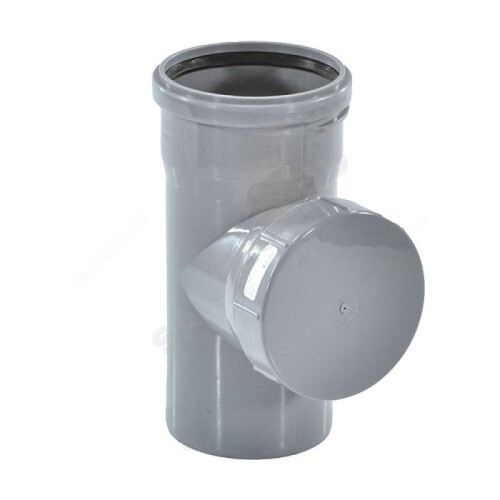 Ревизия канализационная PP-H с крышкой серая Дн 110 б/нап в/к RTP (РосТурПласт) во Владивостоке