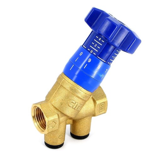 Клапан балансировочный латунный ручной с внутренней резьбой 2,5 МПа CIM 787OT Cimberio 25 мм во Владивостоке