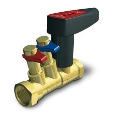 Клапан балансировочный латунный ручной с внутренней резьбой 2,5 МПа Ballorex Venturi FODRV Broen 20 мм