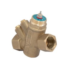 Клапан балансировочный латунный комбинированный с внутренней резьбой 2,5 МПа R206AM Giacomini 15 мм