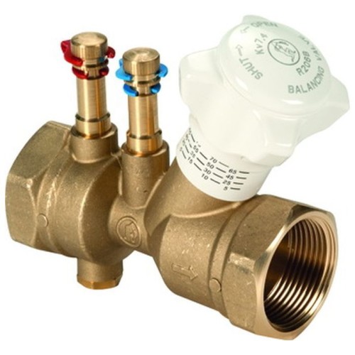 Клапан балансировочный латунный ручной с внутренней резьбой 2,5 МПа R206B Giacomini 25 мм во Владивостоке