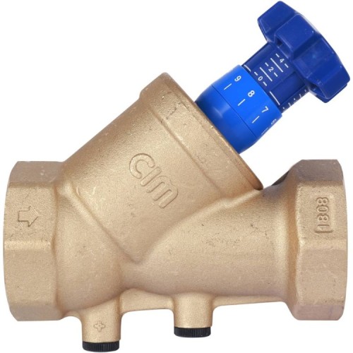Клапан балансировочный латунный ручной с внутренней резьбой 2,5 МПа BL.220 MVI 15 мм во Владивостоке