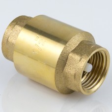 Клапан обратный латунный осевой пружинный с внутренней резьбой 3,5 МПа R60 Giacomini 25 мм 1"