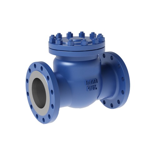 Клапан обратный стальной поворотный фланцевый 2,5 МПа 19лс76нж ЧАЗ 100х350 мм ГОСТ 33423-2015 во Владивостоке