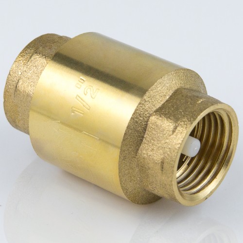 Клапан обратный латунный осевой пружинный с внутренней резьбой 1,6 МПа 15х39 мм во Владивостоке