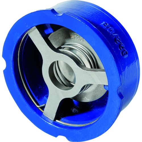 Клапан обратный чугунный осевой пружинный межфланцевый 1,6 МПа NVD-802R Ридан 80 мм во Владивостоке