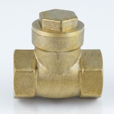Клапан обратный латунный лепестковый с внутренней резьбой EPDM 1,6 МПа 32х68 мм