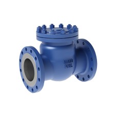 Клапан обратный стальной поворотный фланцевый 1,6 МПа 19с76нж ЧАЗ 80х310 мм ГОСТ 33423-2015