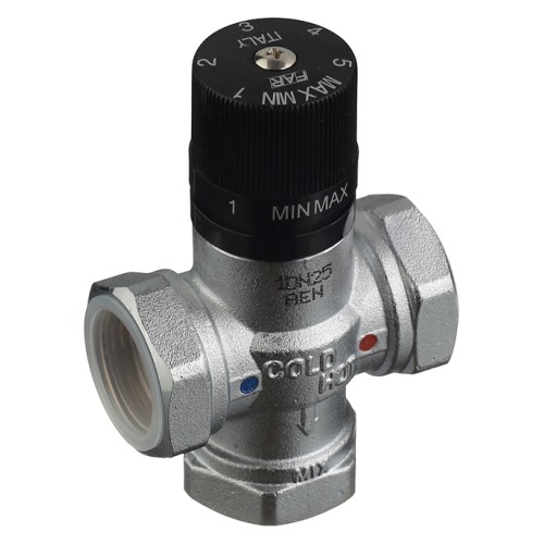 Клапан смесительный латунный термостатический с внутренней резьбой 1,0 МПа TermoFar FAR 25 мм 1" во Владивостоке