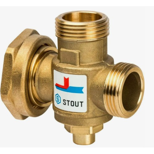 Клапан смесительный латунный термостатический седельный с наружной резьбой-накидной гайкой 1,0 МПа VTA377 Esbe 40 мм 1 1/2" во Владивостоке