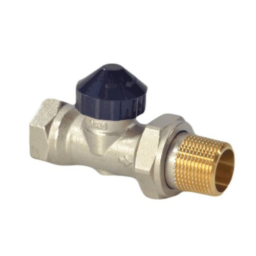 Клапан термостатический угловой Ду-20 Ру-10 ВР (ВН) гайка М30х1,5 с преднастройкой TR-N Ридан во Владивостоке