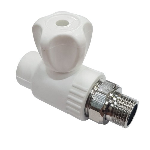 Клапан запорный PP-R наружная резьба 2,5 МПа RTP (РосТурПласт) 25 мм 3/4" ГОСТ 32415-2013 во Владивостоке