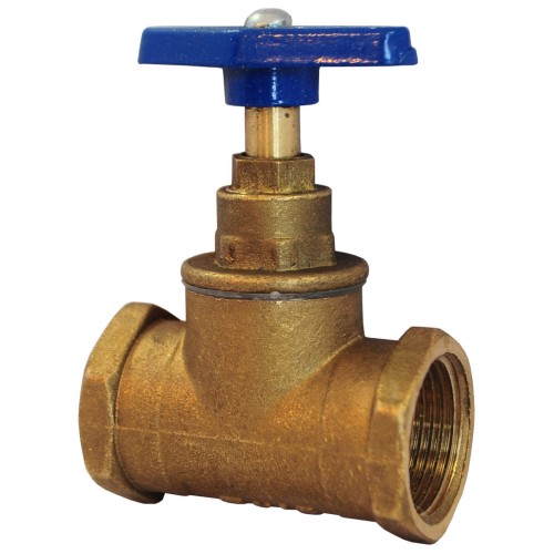 Клапан запорный латунный с внутренней резьбой 1,6 МПа 15б3р Цветлит 25х70,5 мм ТУ 206-3973235-01-93 во Владивостоке