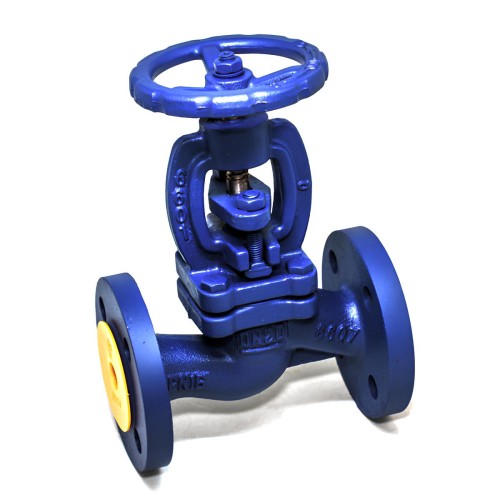 Клапан запорный сальниковый чугунный фланцевый 1,6 МПа 215A Zetkama 150х480 мм во Владивостоке