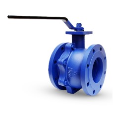 Кран чугунный фланцевый Ду-40 Ру-16 L=140мм полнопроходной Ридан КШЧ