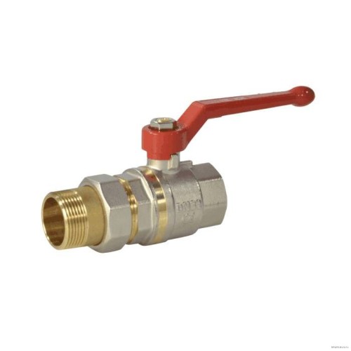 Кран запорный латунный полнопроходной с ручкой-рычагом ВР-НР Ру 40 Dist Стандарт Dist 20 мм 3/4" во Владивостоке