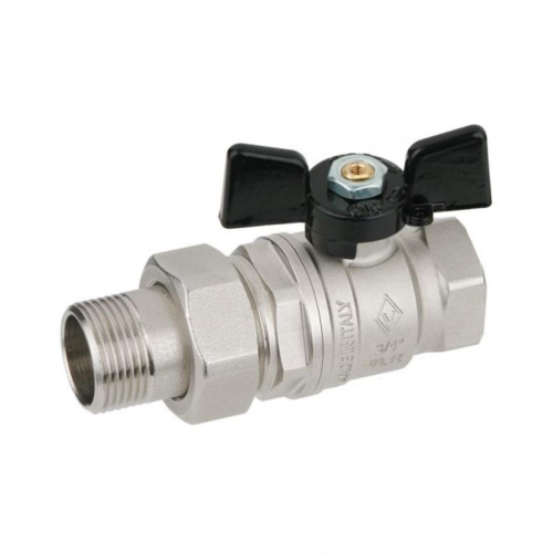 Кран запорный латунный полнопроходной с ручкой-бабочкой ВР-НР Ру 40 Pride LD 15х57 мм 1/2" во Владивостоке