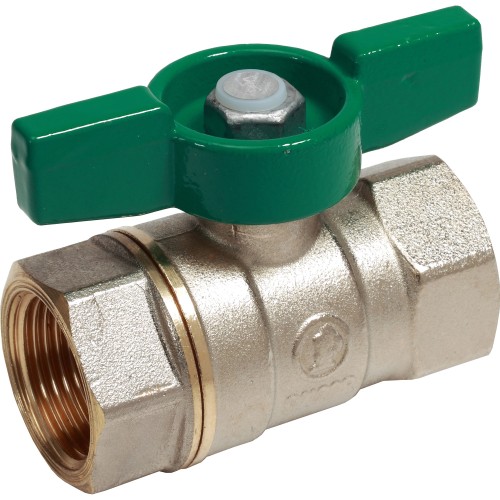 Кран запорный латунный стандартнопроходной с ручкой-бабочкой ВР (ВН) Ру 42 R251W Giacomini 10х47 мм 3/8" во Владивостоке