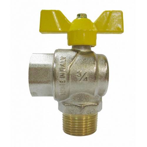 Кран запорный латунный полнопроходной с ручкой-бабочкой ВР-НР Ру 5 R780 Giacomini 15х50 мм 1/2" во Владивостоке