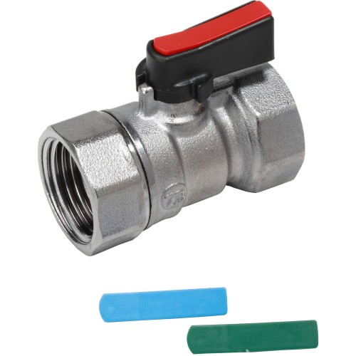 Кран запорный латунный стандартнопроходной с ручкой-флажком ВР (ВН) Ру 16 R690 Giacomini 15х46 мм 1/2" во Владивостоке