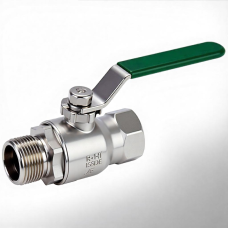 Кран запорный латунный стандартнопроходной с ручкой-рычагом ВР-НР Ру 42 R254WL Giacomini 20 мм 3/4"