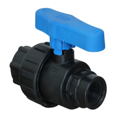 Компрессионный кран ПНД Ду 36 (1 1/2") ВР (ВН) Ру-16 VALFEX во Владивостоке