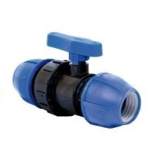 Компрессионный кран ПНД Дн 40-40 Ру-16 VALFEX