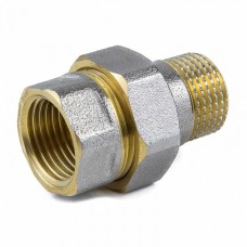 американку латунная с плоским уплотнением ВР-НР Aquasfera 15 мм 1/2"