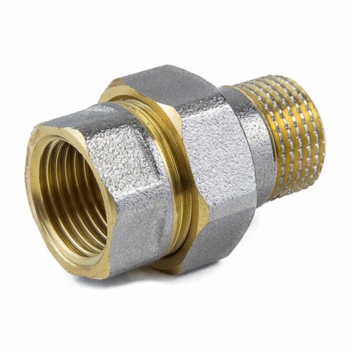 американку латунная с плоским уплотнением ВР-НР Aquasfera 15 мм 1/2"