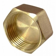 Заглушка латунная торцевая ВР (ВН) LD 15 мм 1/2"