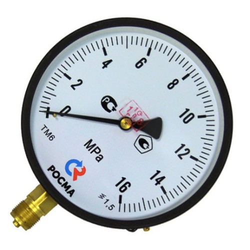 Манометр радиальный диаметр 150мм 0-10 кгс/см2 (0-1,0 МПа) М20х1,5 ТМ-610Р.00 Росма 6957 во Владивостоке