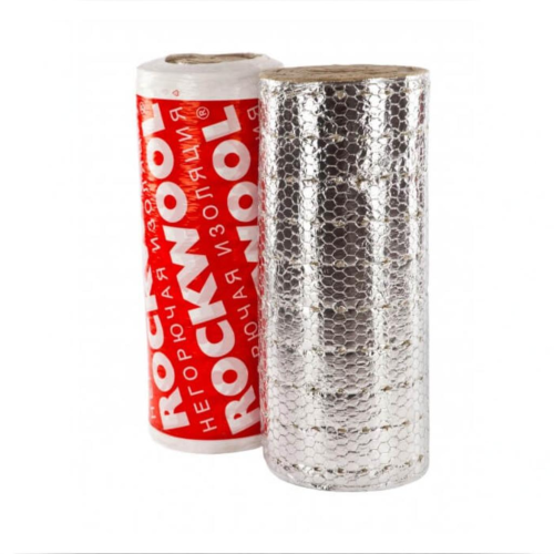 Рулон минеральная вата 100х1000-2 ROCKWOOL WIRED MAT 80 ALU во Владивостоке