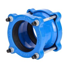 Муфта чугунная соединительная для ПЭ труб Ду-250 (Дн 250-250) Ру-16 ДРК-Е Benarmo