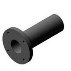 Патрубок фланец-гладкий конец ПФГ стальной L=1200мм Ду-150