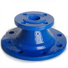 Переход фланцевый ХФ Ду 150-100 (L=120) ВЧШГ с ЦПП цинк+AL ГОСТ ISO 2531-2012