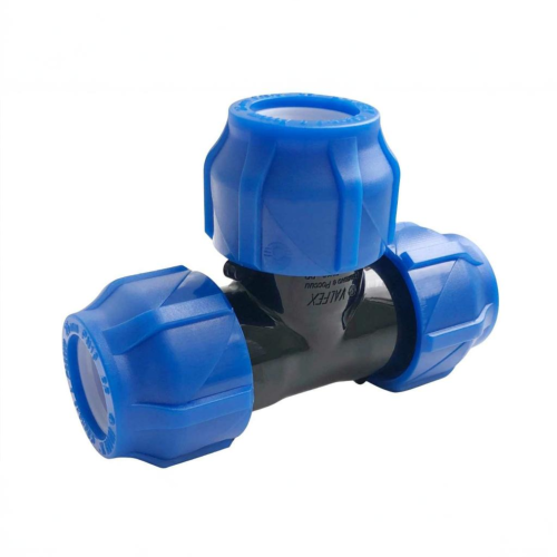 Тройник ПЭ компрессионный Дн 50-32 Ру-16 переходной VALFEX во Владивостоке