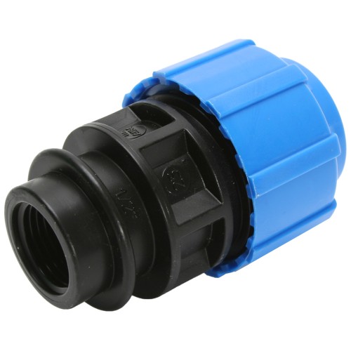 Муфта ПЭ компрессионная Дн 50-1 1/4" Ру-16 ВР (ВН) RTP (РосТурПласт) во Владивостоке